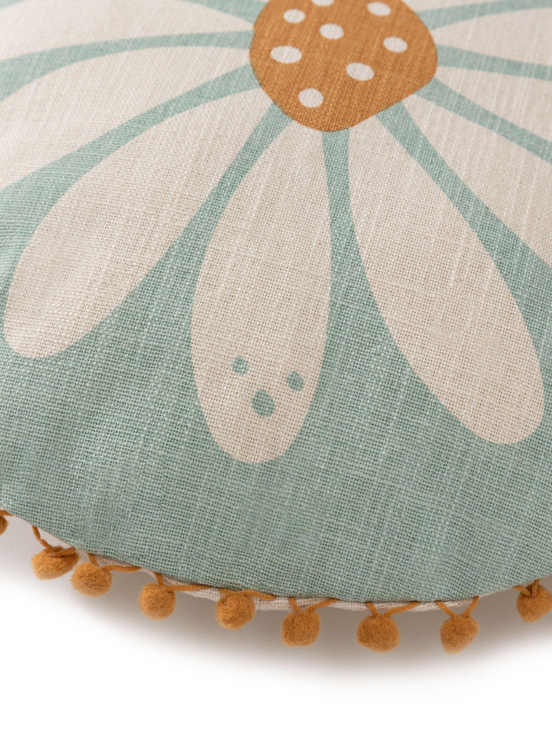 BENUTA - Housse de coussin Savannah multicouleur ø 40 cm rond - 4