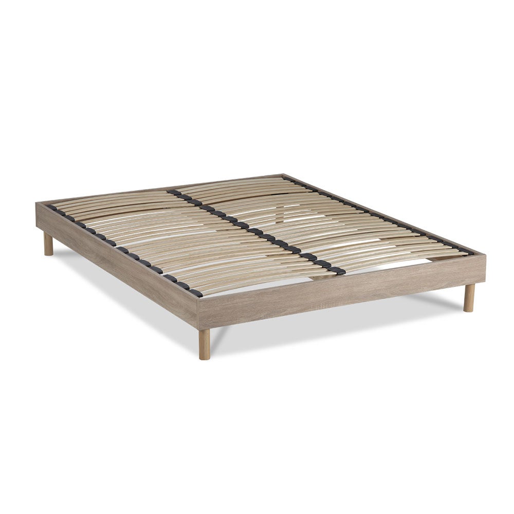 Sommier à Lattes Bois 140x200 – Hêtre Multiplis, 35 Cm, Orthopédique, Evergreenweb