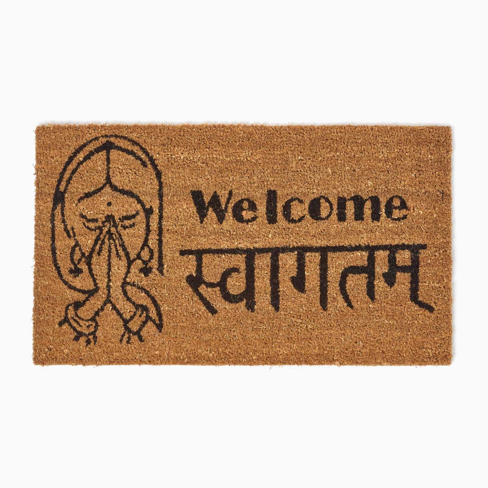 Homescapes Paillasson Coco Welcome | Leroy Merlin