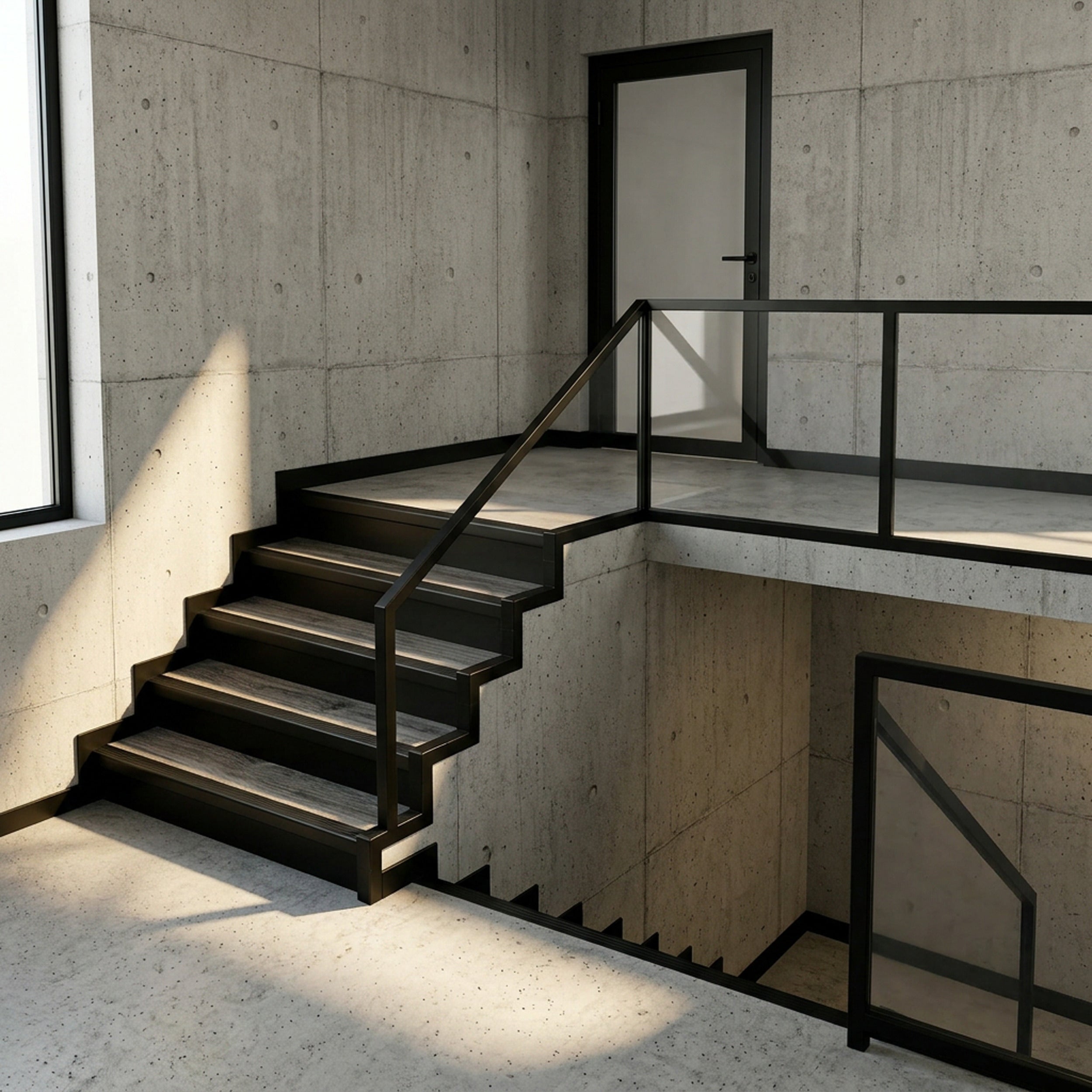 Profilé plat PVC LP 40 mm pour finition d'escaliers fermés - 150 cm, beige - 7