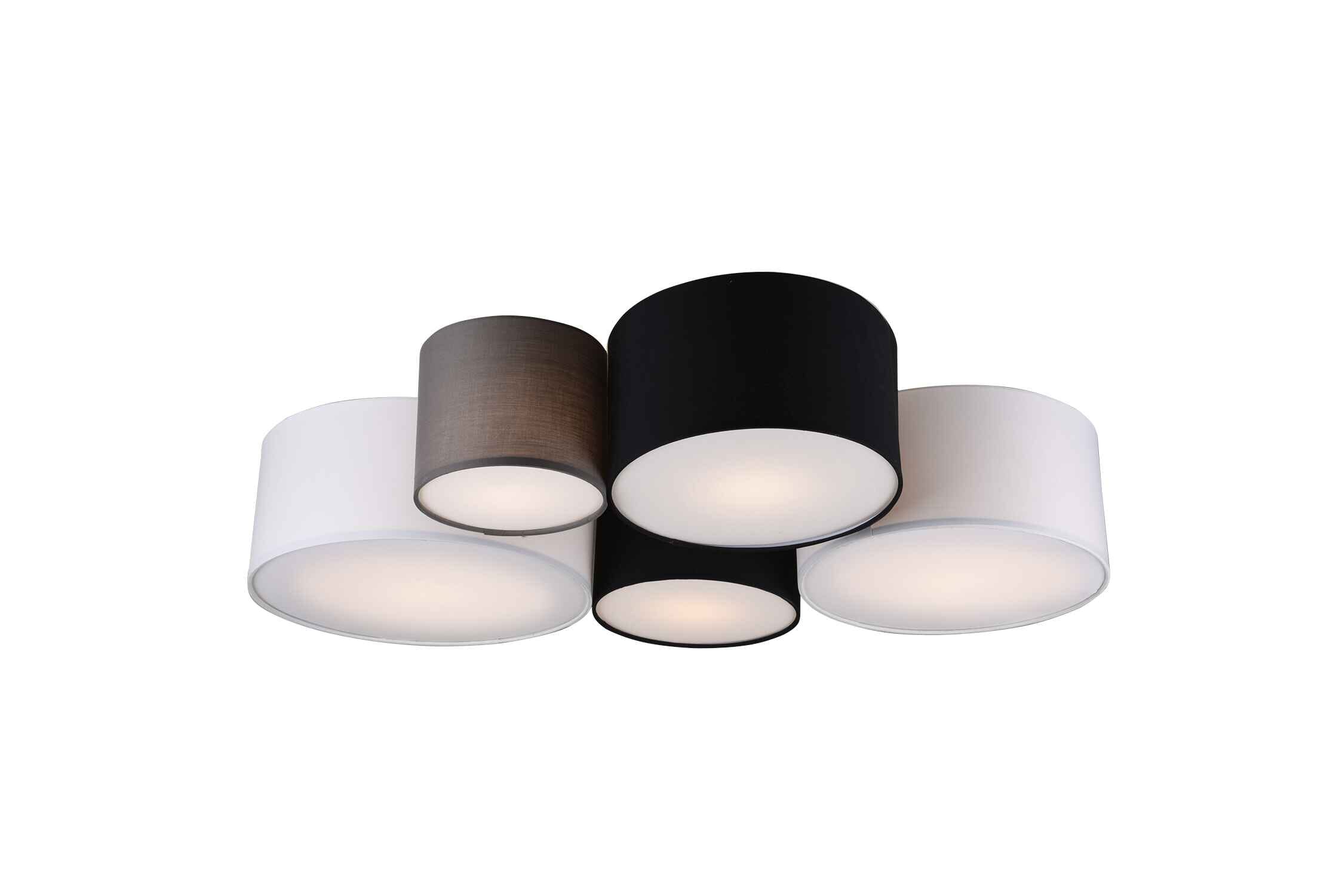 Lampa sufitowa HOTEL wielokolorowy 5 x E27 x 42W wym:21,5x90x70cm Trio