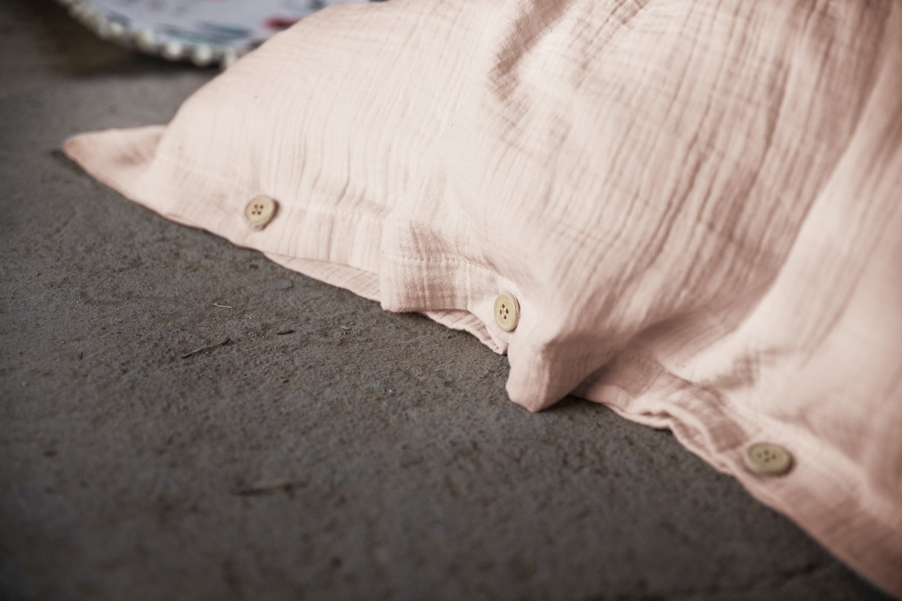 Housse de couette 240 x 220 cm – Double Gaze de Coton Luxe - Guimauve - 4