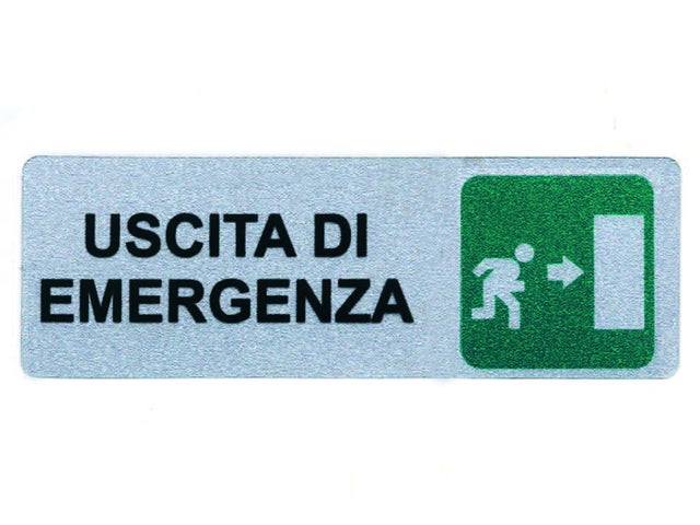 VSafety Cartello Faretra Destra – 300x100 Mm, Plastica Rigida 1mm, Norma EN ISO 7010, Per Vie Di Fuga E Sicurezza