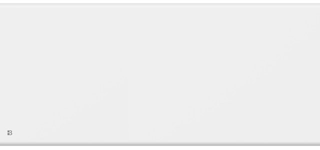 Radiateur électrique fixe à inertie sèche fonte+film 2000W Bestherm NEMESIS horizontal blanc