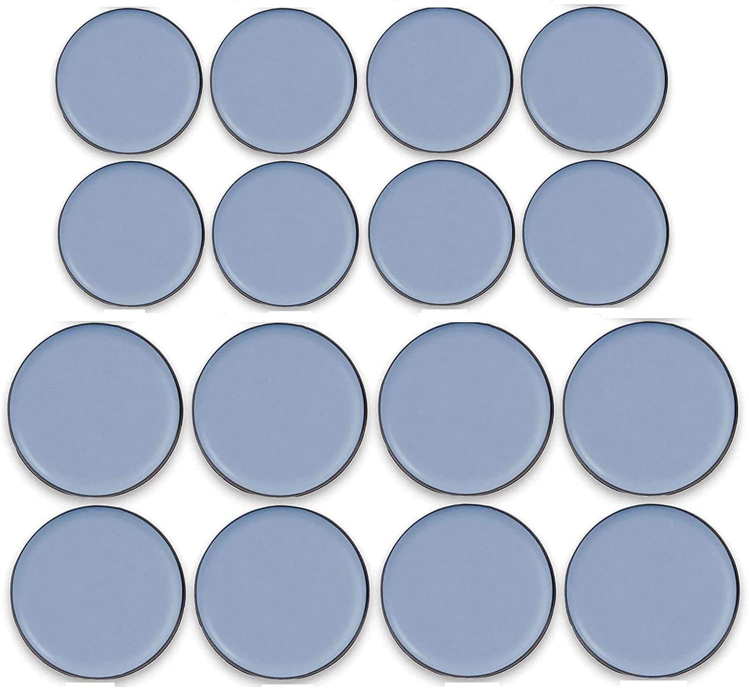 16 ślizgaczy teflonowych do mebli – Ochraniacze, zapobiegające zarysowaniom, wymiary 25x25mm i 30x30mm