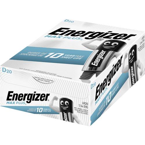Energizer Max Plus Industrial Pile LR20 (D) alcaline(s) 1.5 V 20 pc(s) - 2