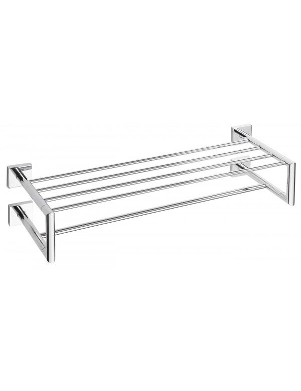 Etagère, Rack porte-serviette BETA en laiton chromé 65,5 x 16 x 22,5 cm ...