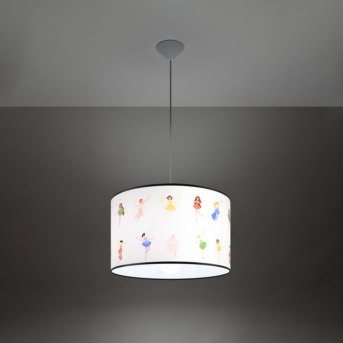 Lampa wisząca HADA 40 LED 3000K - 40x40x95cm Sollux