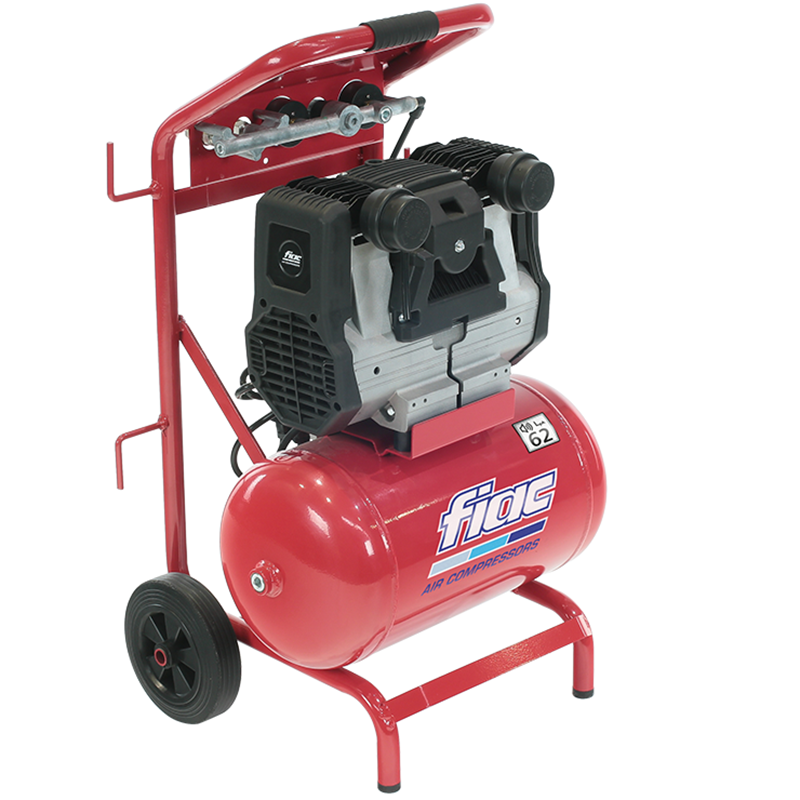Compresor FIAC Xilence20-XS2HP, monofazat, insonorizat, fără ulei, 230 l/min, butelie 20 L