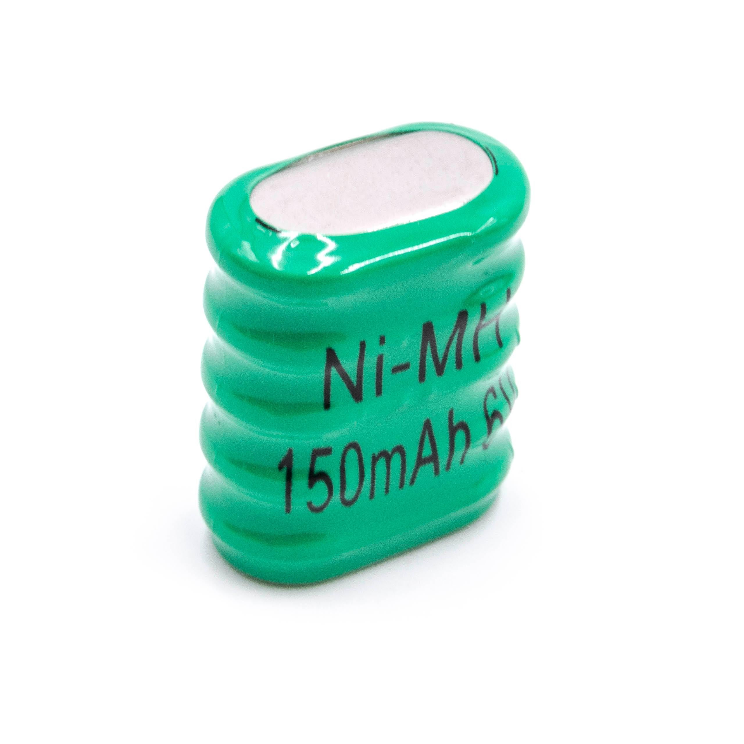vhbw 5x NiMH pile bouton de remplacement pour type 5/V150H 150mAh 6V convient pour les batteries de modélisme etc. - 2