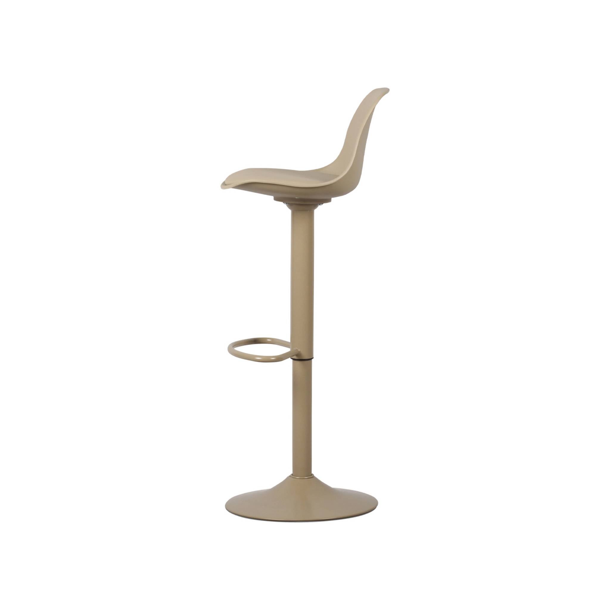 Lot De 2 Tabourets De Bar Réglables En Simili Cuir Vert - Hauteur 61,5 à 83,5 Cm - Repose-pieds Inclus - Design Vintage