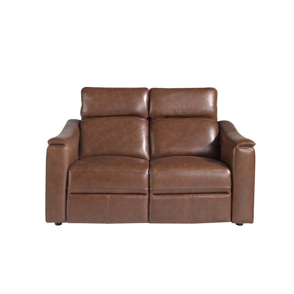 Canapé Relax 2 Places Stressless Eldorado – Cuir Marron – Têtières Relevables – Fabriqué En Norvège