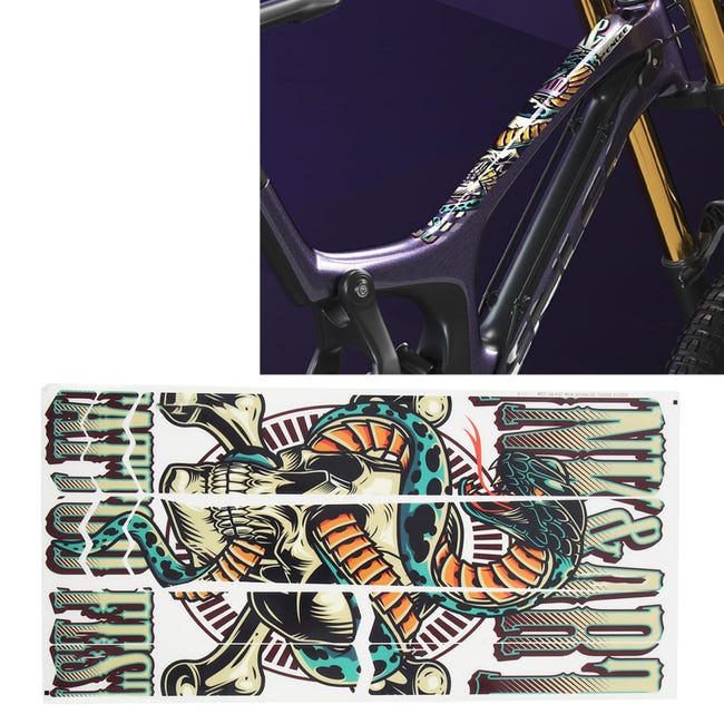 2 Adesivi Con Nome Bici Personalizzati, Etichette In Stile Scrto - Foto 14