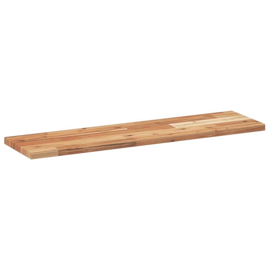 2 pcs Étagères murale | Étagère flottante | Étagères de rangements 100x20x2 cm acacia massif à l'huile CFW79002 - 3