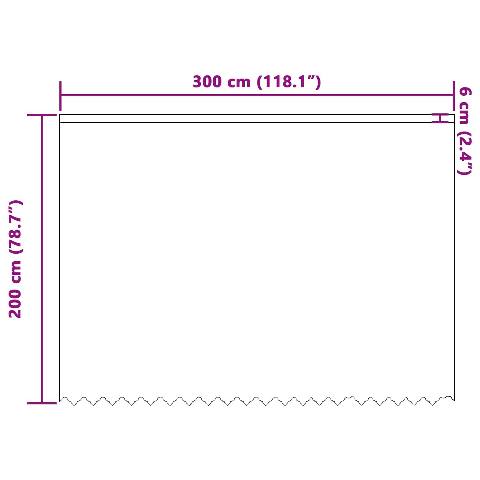 Firanka Koronkowa z zasłonami Biały 200 x 300 cm Poliester vidaXL - 8