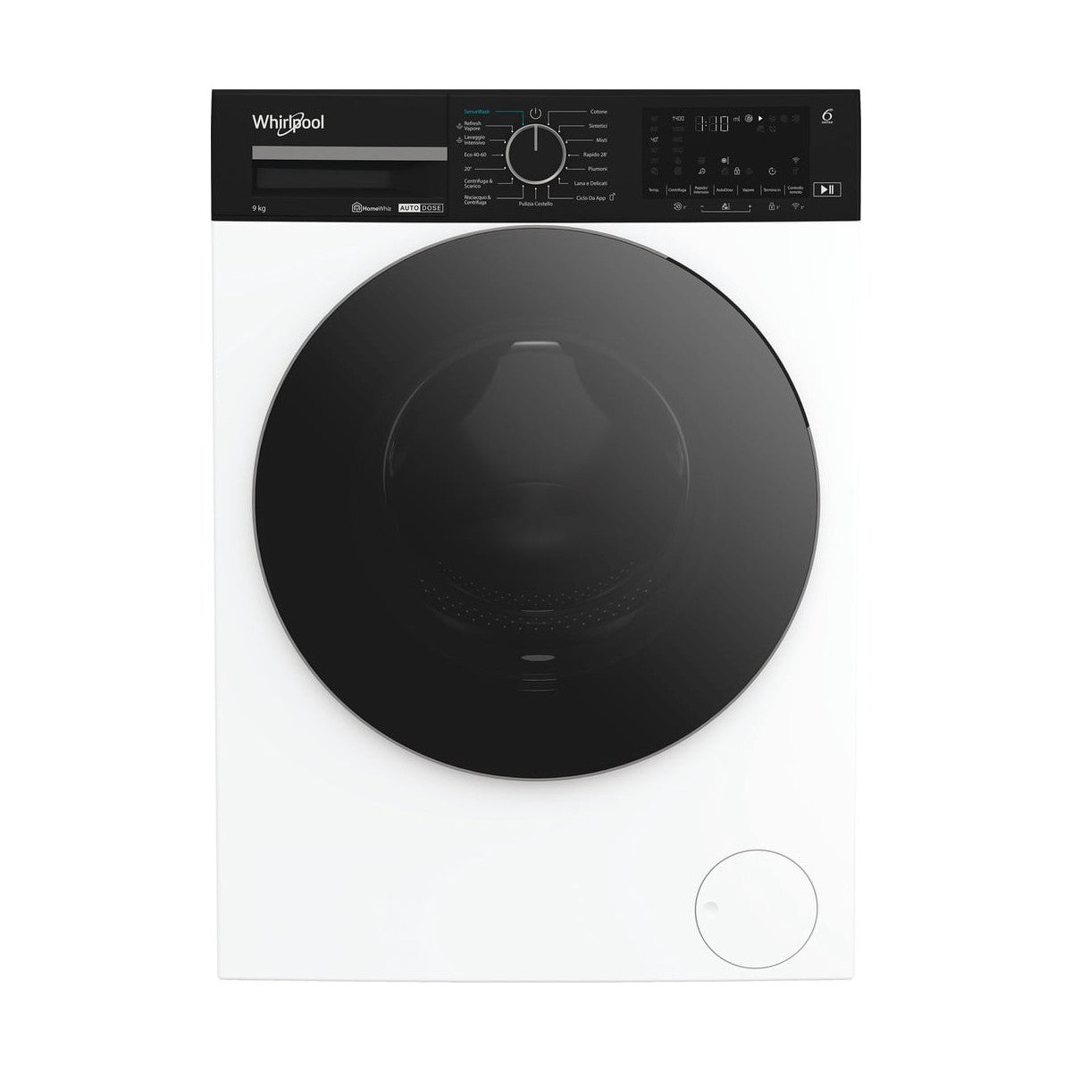 Whirlpool Autodose 9425 machine à laver Charge avant 9 kg 1400 tr/min Blanc | Leroy Merlin