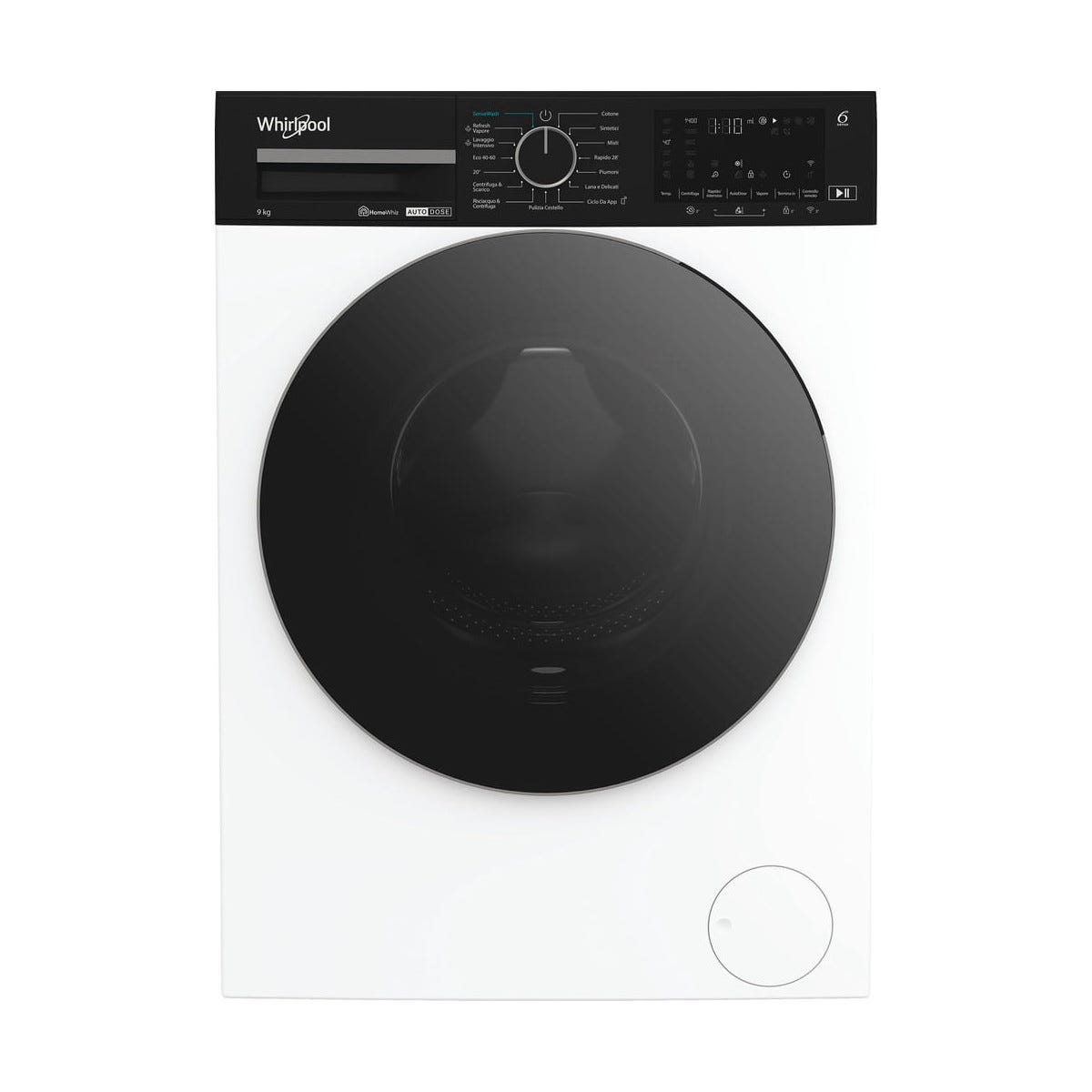 Whirlpool Autodose 9425 machine à laver Charge avant 9 kg 1400 tr/min Blanc | Leroy Merlin Whirlpool Autodose 9425 machine à laver Charge avant 9 kg 1400 tr/min Blanc | Leroy Merlin