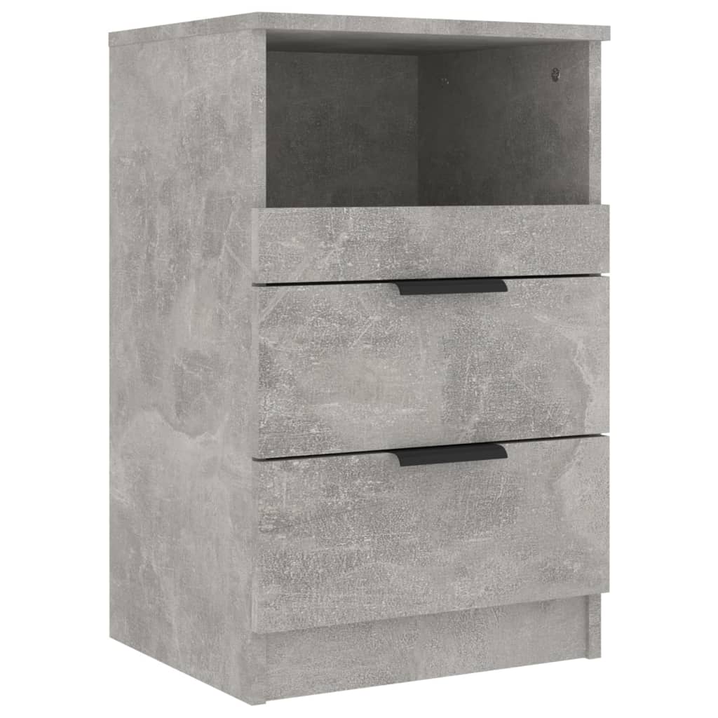 Comfortxl  Mesita De Noche Madera Contrachapada Hormigón Gris , Leroy Merlin