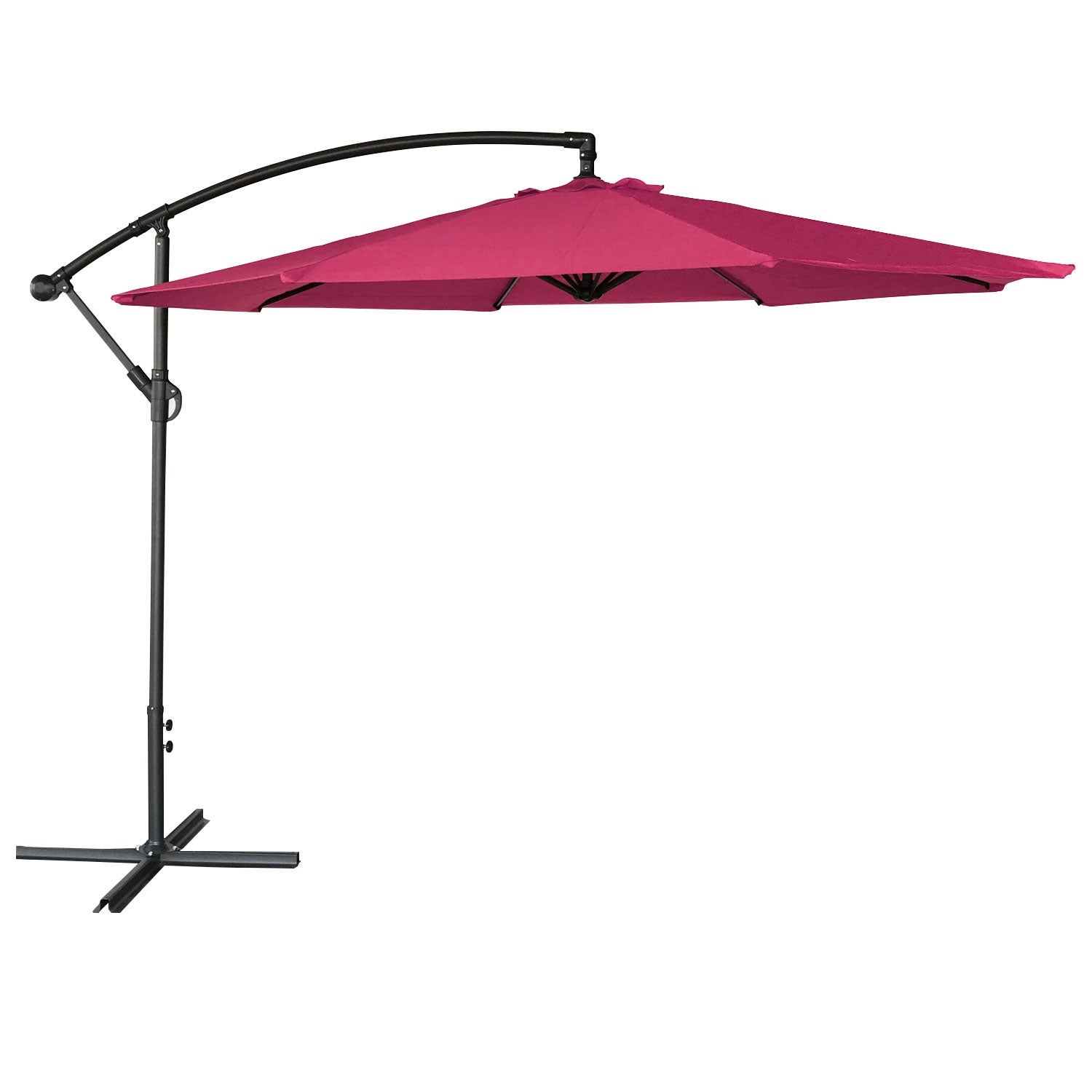 Okrągły parasol OAHU o średnicy 3,50 m, fuksja
