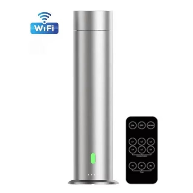 BOMCLAP Diffuseur de parfum silencieux à diffusion à froid, avec télécommande et diffusion homogène, compatible WiFi