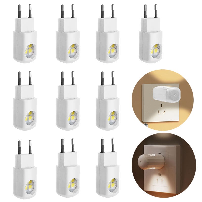 Lot de 10 prises 2x16A + 2 ports USB A/C - Blanc et Gris - Bolea