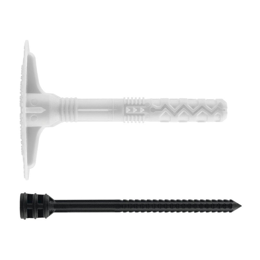 Cheville de fixation pour panneaux isolants avec clou en polyamide Homologué ETE Ø10 x 90 (boîte de 200 unités.) - 2