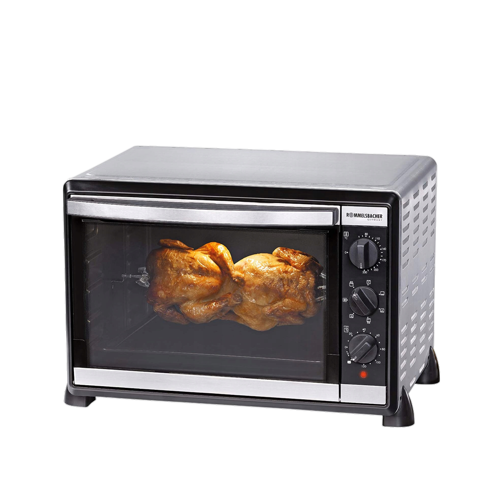 Horno Sobremesa Rommelsbacher BG 1805/E 42L 54,5cm Grill Acero inoxidable/Negro - Imagen 3