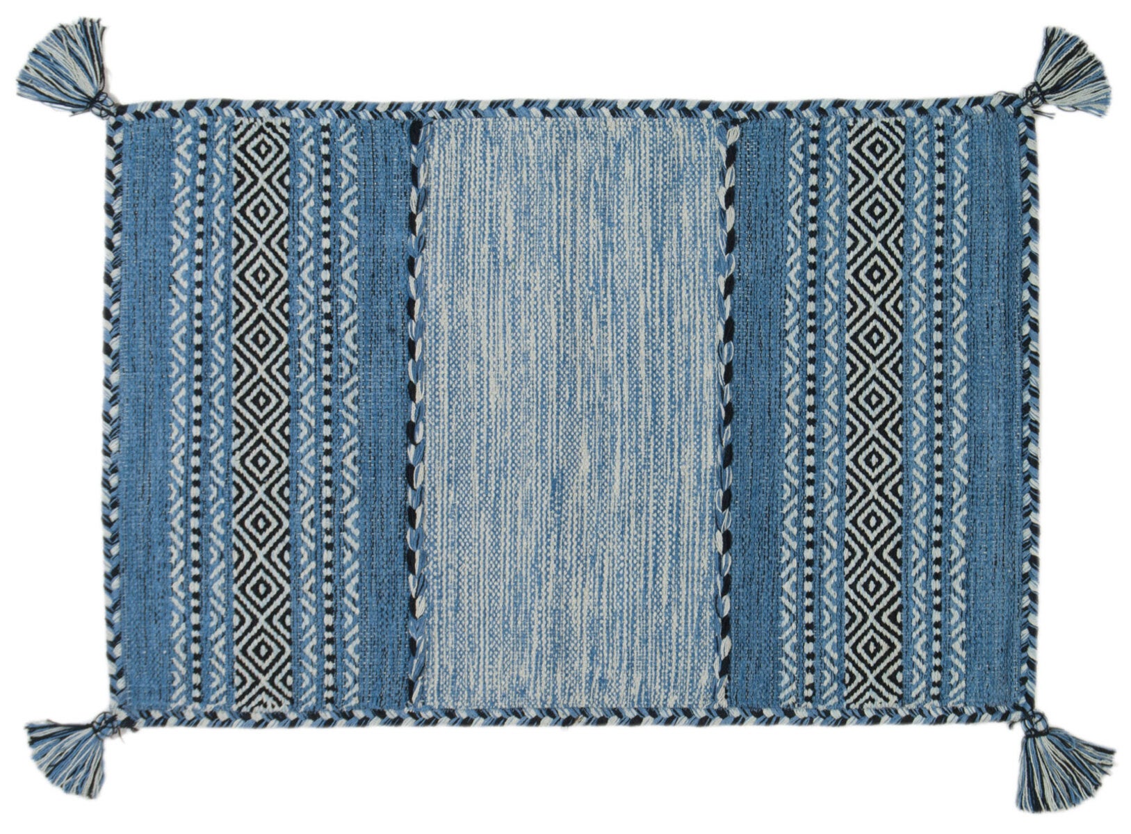 Kilim plemienny Lory 100% bawełna, indyjski, ręcznie robiony 150x90 cm MOŻNA PRAĆ W PRALCE