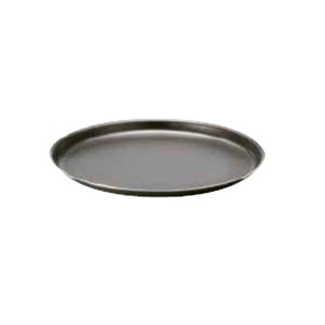 JNWYH 4 teglie da forno rotonde in acciaio al carbonio, 18,1 x 15 x 2,5 cm, con 2 spazzole in