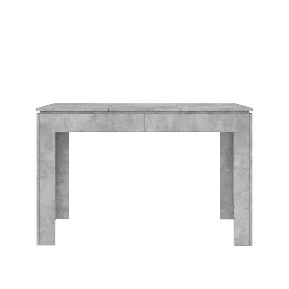 Vidaxl Gris Mesa De Comedor Madera De Ingeniería Hormigón 120X60x76 Cm - Imagen 2