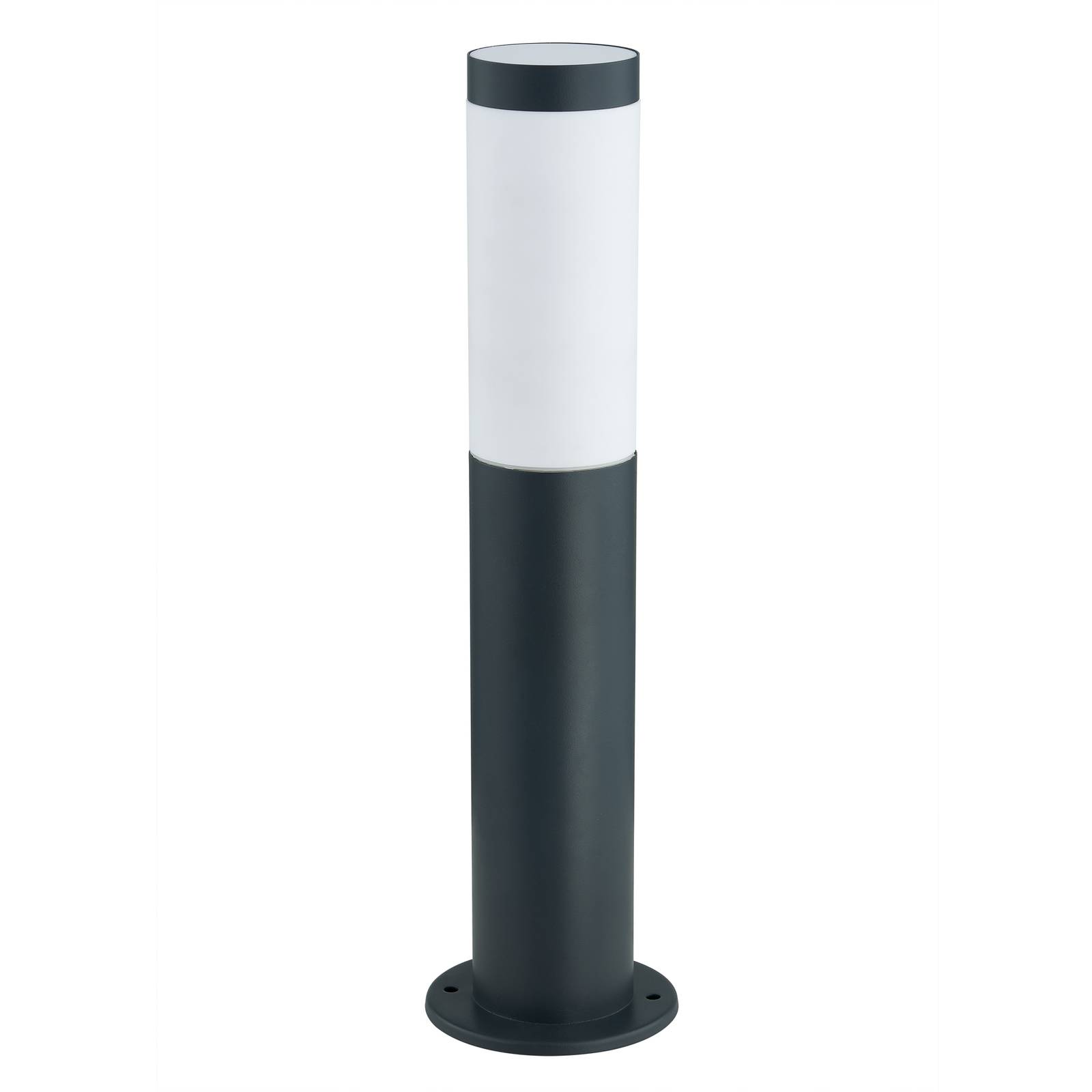 Lámpara sobremuro statius de lindby, altura 45 cm, antracita, acero inoxidable, iluminación de senderos, baliza, iluminación de senderos, farola