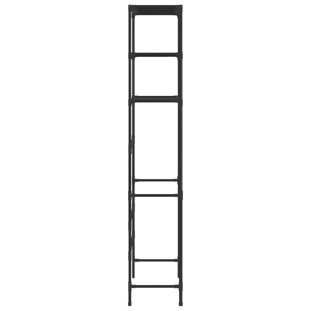 Maison Exclusive - Support de rangement au-dessus lave-linge 3 niveaux 69x28x169cm - 4