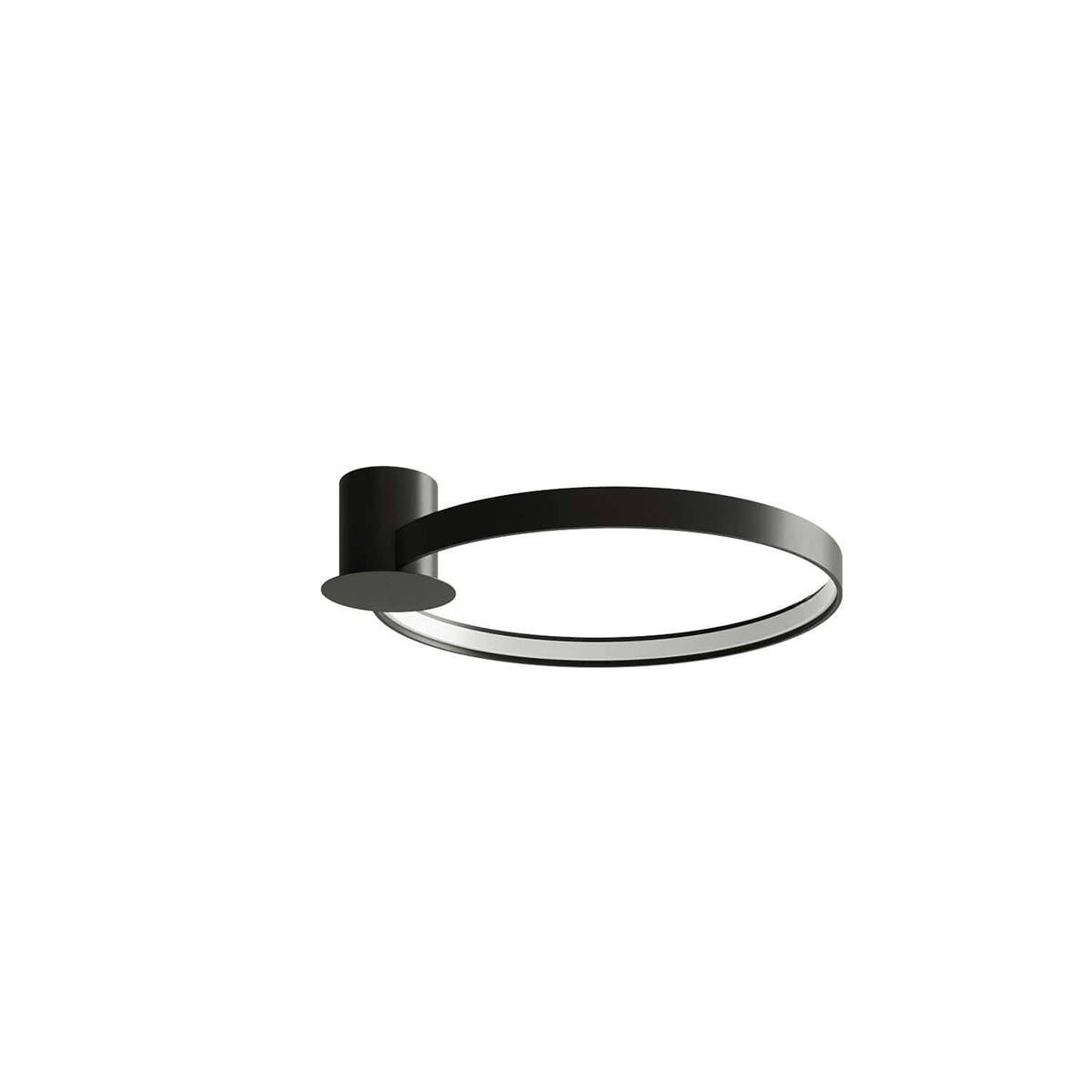 Plafon Rio okrągły czarny LED 21W 4000K 2536lm wym: 12,5 x 61 cm IP20 aluminium Thoro Lighting