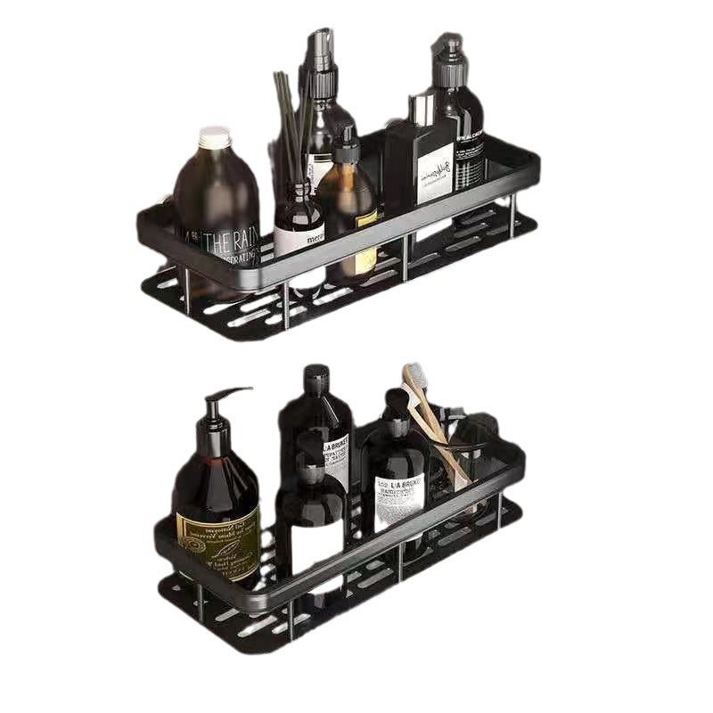 Étagère De Douche Assortie Sans Perçage, En Aluminium Et Plastique