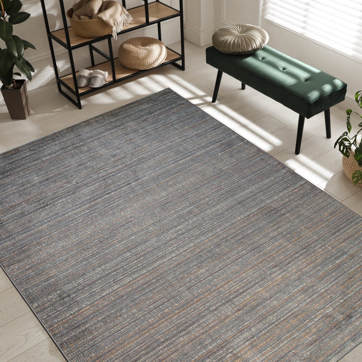 Tappeto astratto moderno grigio multicolore 160x230 - 5