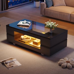 Tavolino Da Esterno Adirondack GARDIMAX In HDPS, 2 Livelli, Resistente Alle Intemperie, Nero, 33x42x44 Cm - 5