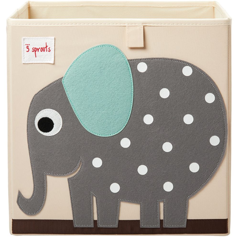 Cube de rangement en tissu Eléphant Leroy Merlin
