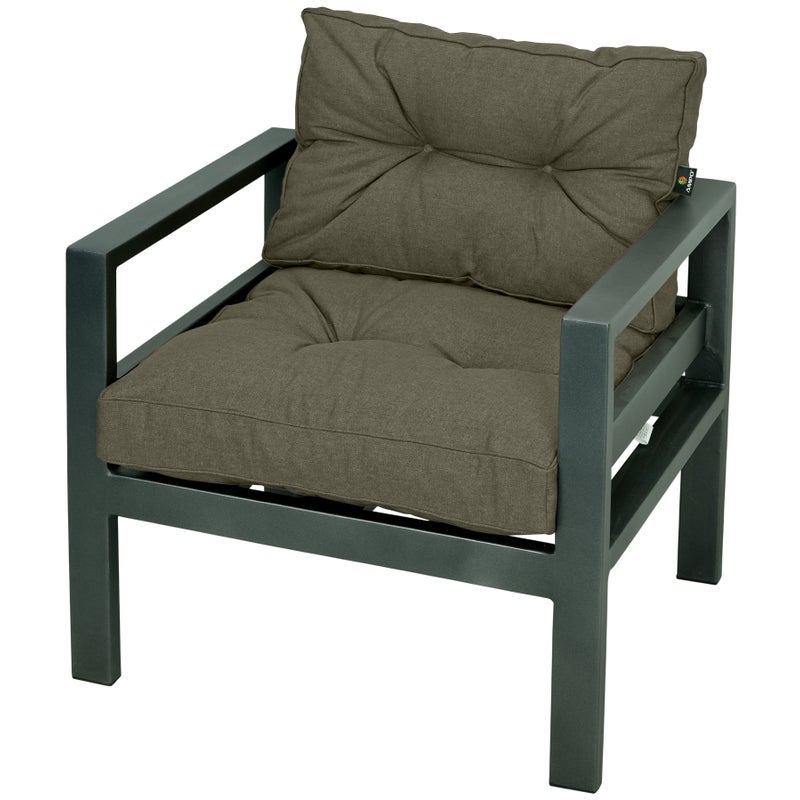 Komplet poduszek na fotel ogrodowy AMPO brązowy 1 kpl.