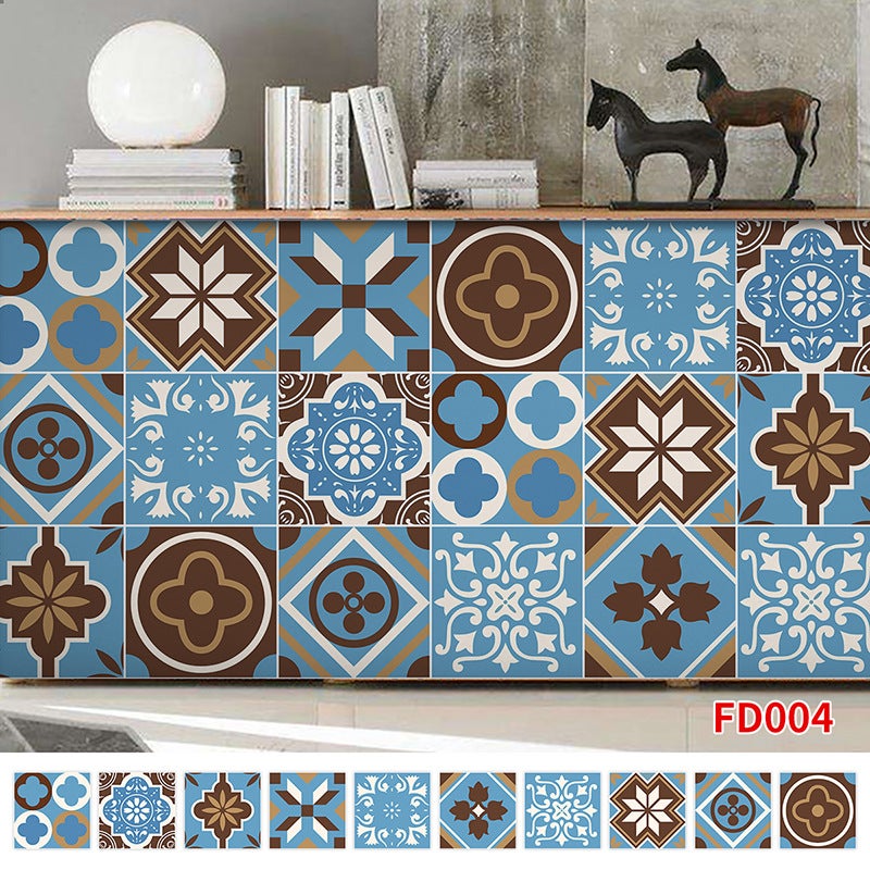 Adesivi Piastrelle Esagonali PVC - 10 Pezzi, Impermeabili, Antiscivolo, Per Cucina E Bagno, Grigi E Bianchi - Foto 2