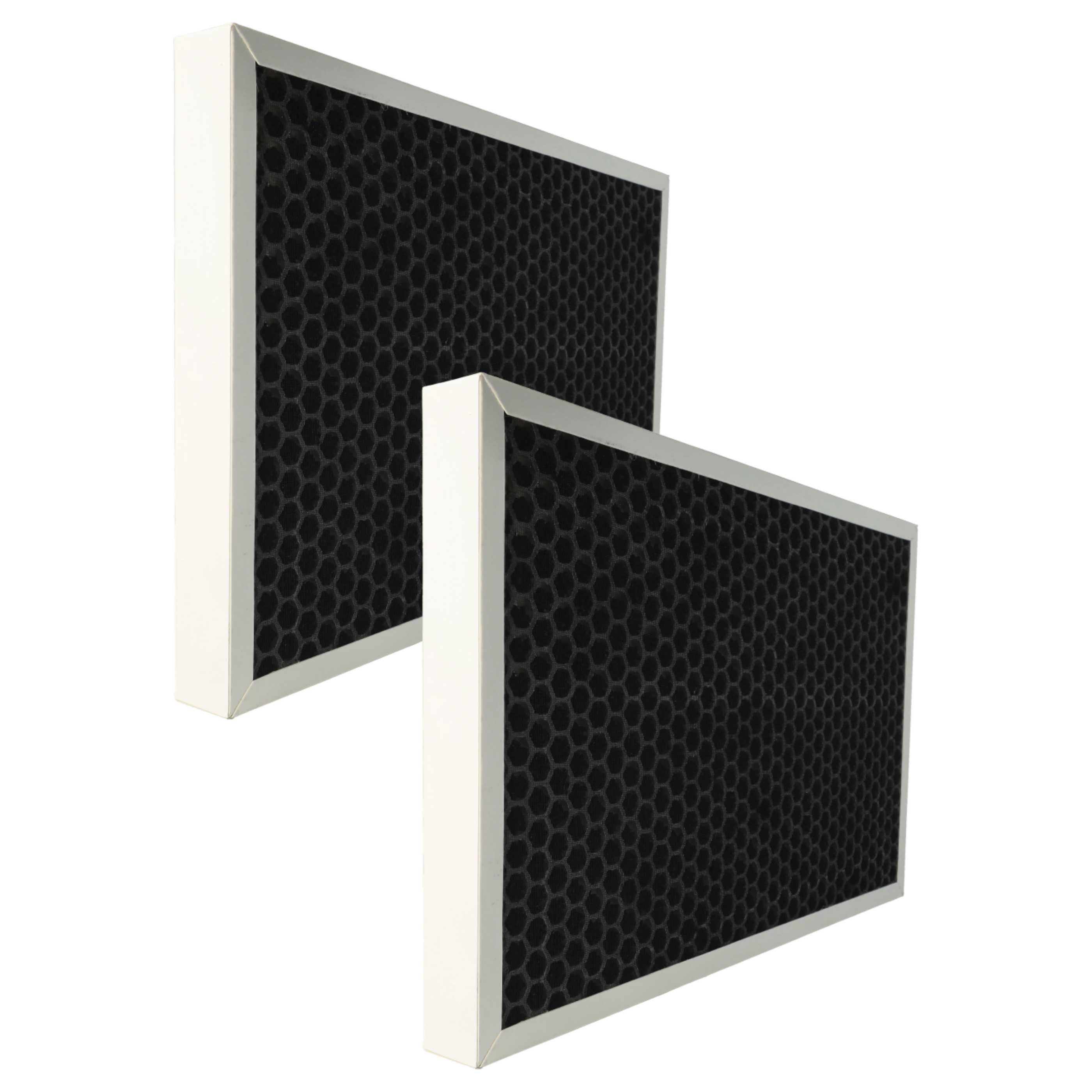 Vhbw 4x Filtre à Air Compatible Avec DeLonghi AC 150, AC 100 Purificateur - Multicouches HEPA + Charbon Actif