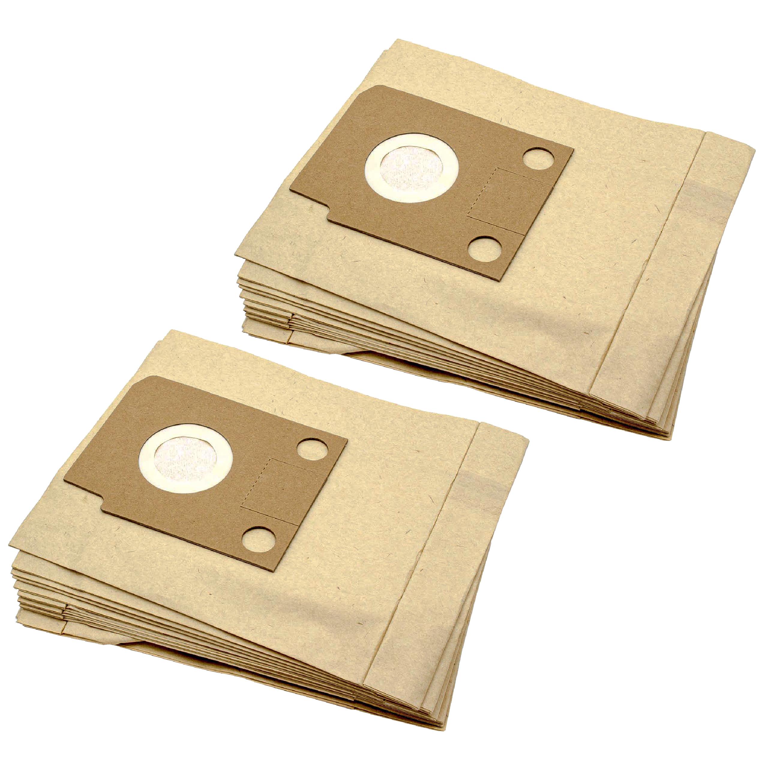 vhbw Staubsaugerbeutel passend für Electrolux Z 2015 Clario, Z 1944 Clario Arctic, Z 1948, 10 St