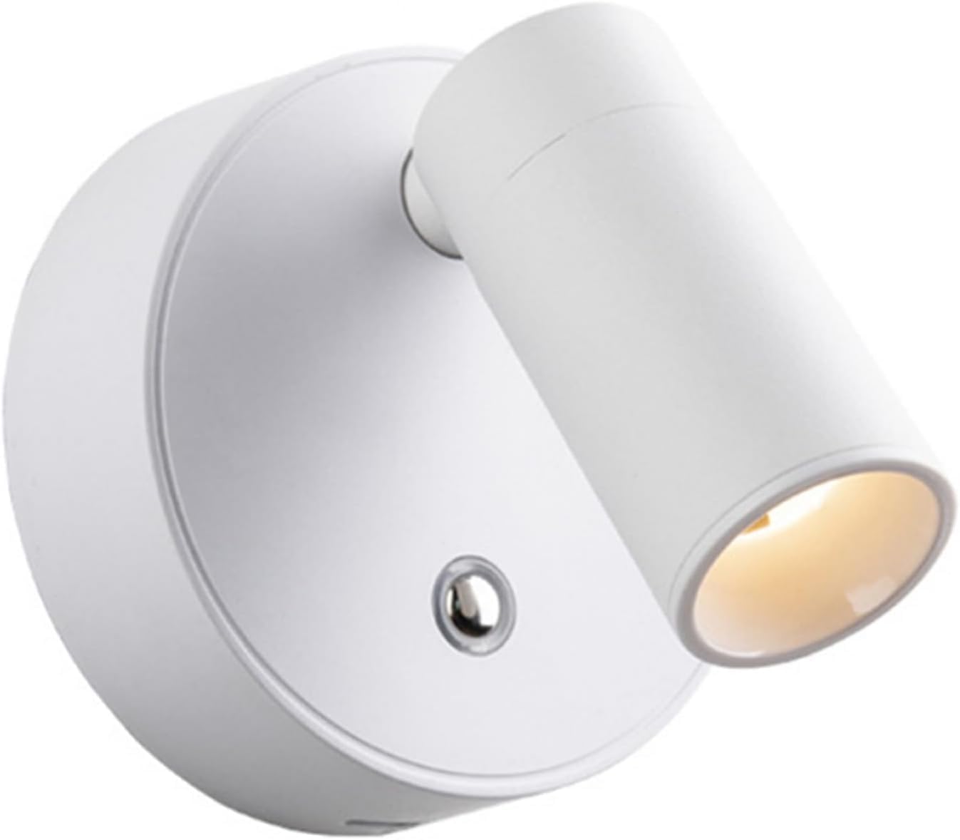 Dotykowa i ściemnialna lampka nocna, zasilana bateryjnie magnetyczna lampa ścienna, oświetlenie akcentujące LED do sypialni (barwa biała 3000 K)