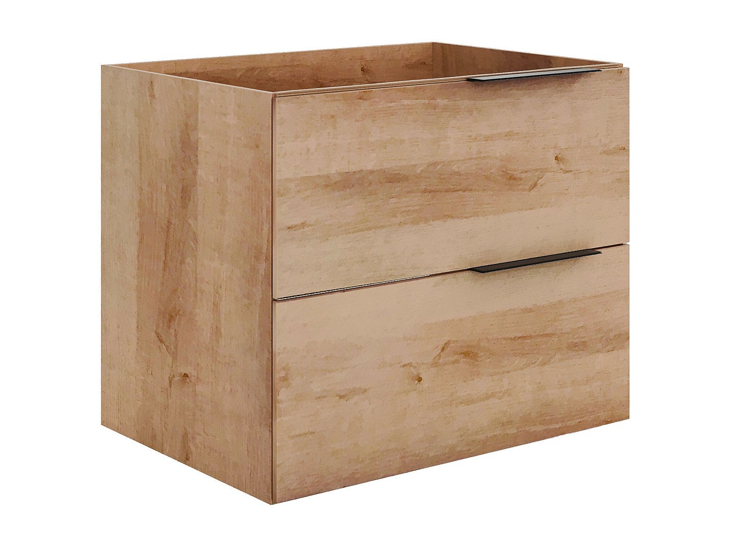 Meuble sous vasque suspendu - Coloris naturel clair - 60 cm - NISAYA - 3