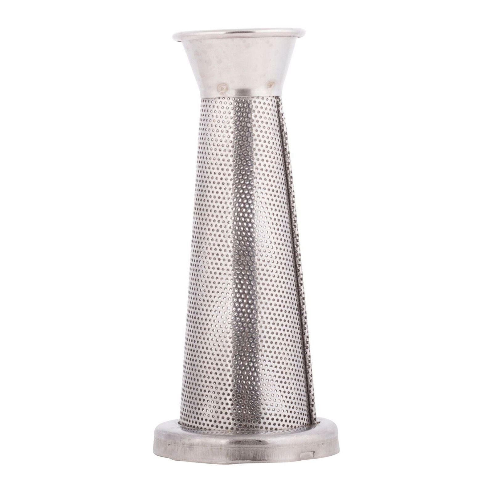 Set 2 Colini Conici Acciaio Inox - Maglia Fine 7.3cm E 8.4cm Per Cocktail E Cucina