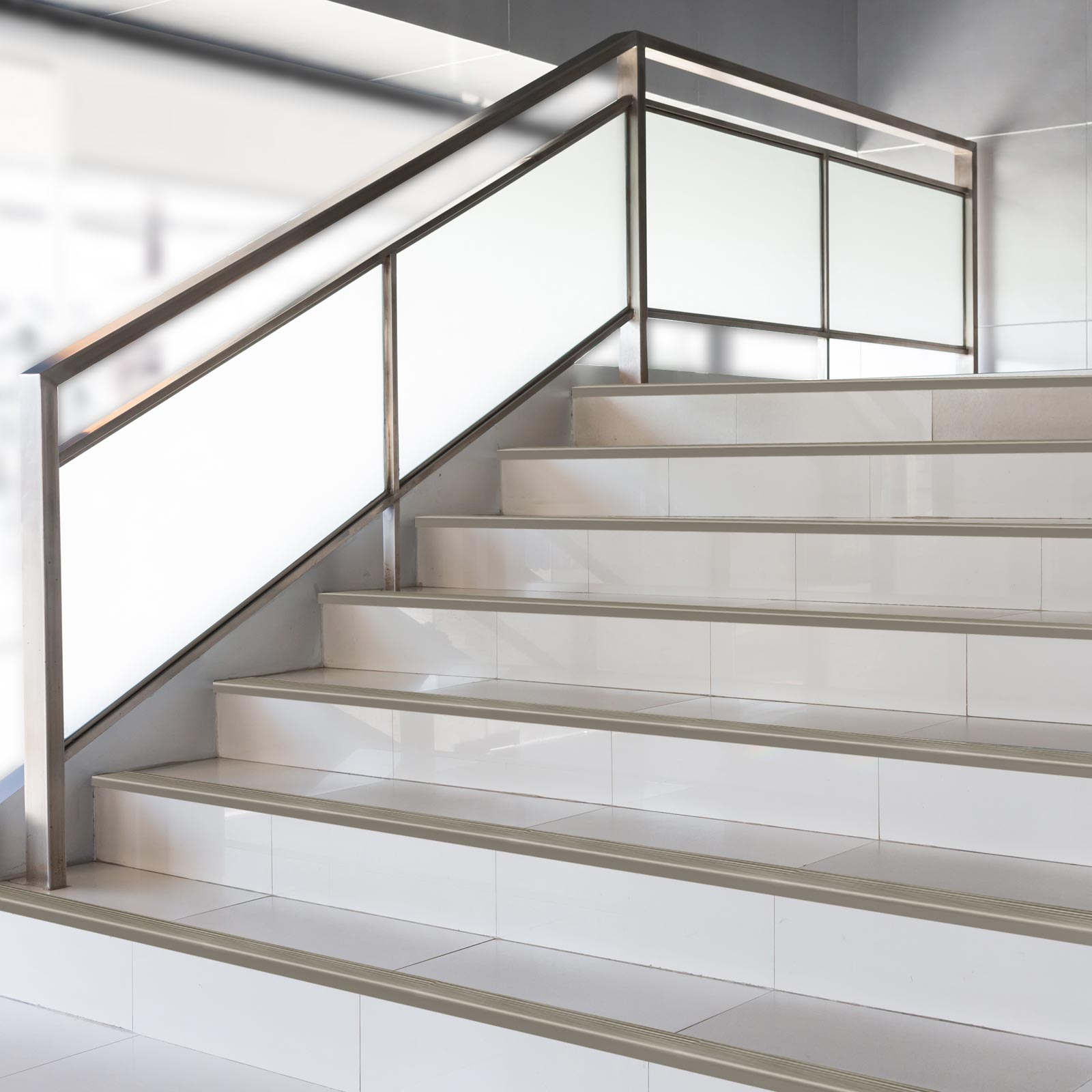 Scala di sicurezza Forma: F Alluminio anodizzato bronzo scuro L 134 cm - 4