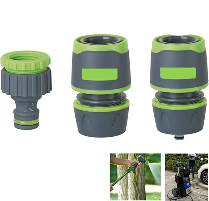 Raccordi Ottone Tubi Flessibili Set 4 Raccordi Universali In Ottone Per Tubi Flessibili - Montaggio Rapido, Resistente Alla Corrosione Pozzetto Irrigazione - Foto 7