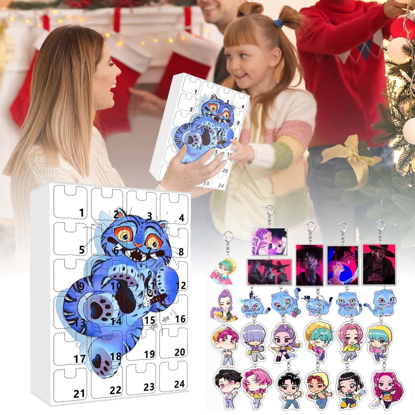 Calendrier De L'Avent Puzzle 2025 – 1008 Pièces – Père Noël – 24 Boîtes – Cadeau De Noël Pour Adultes Et Enfants
