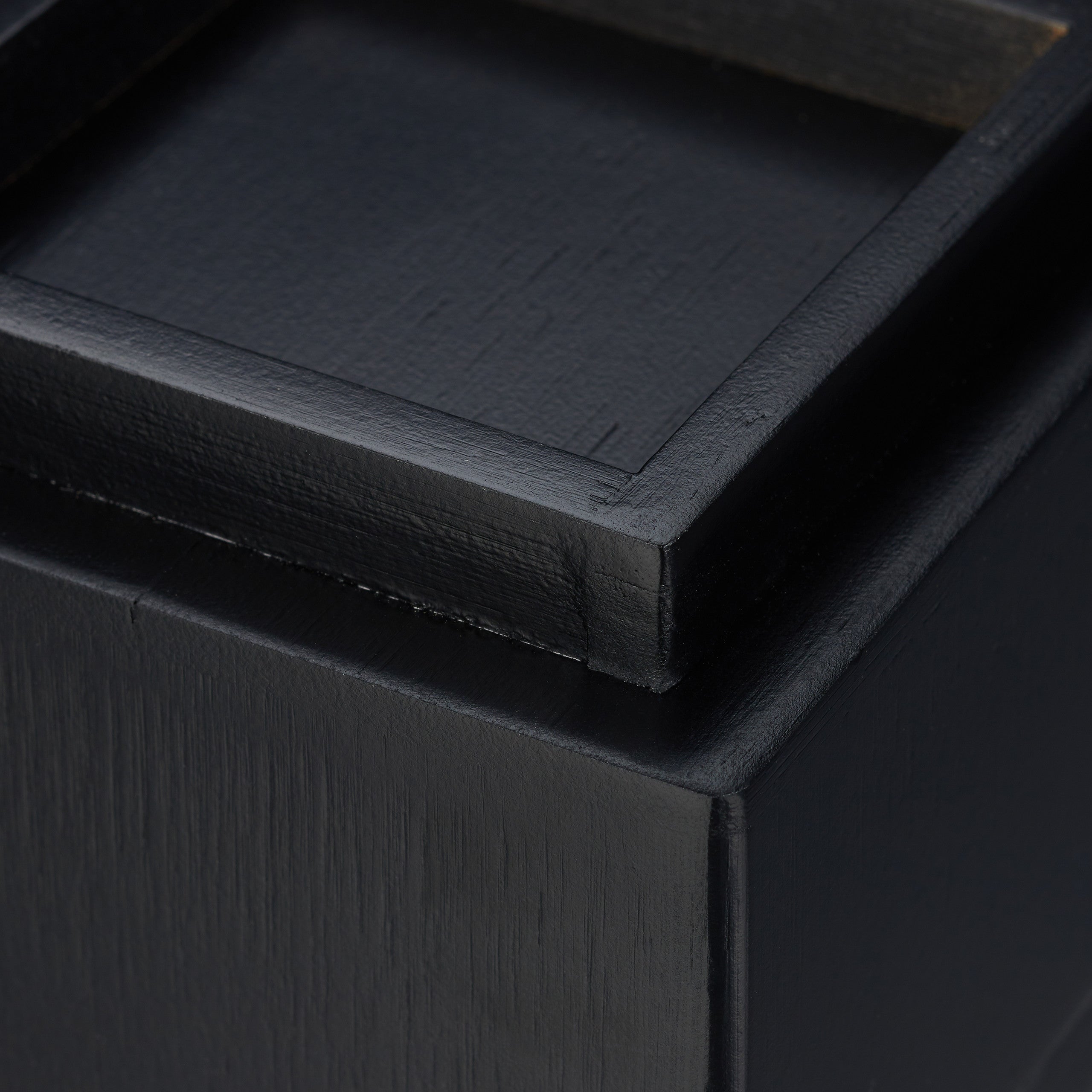 Rehausseurs de meuble en lot de 4, Élévateurs d’env. 8,5 cm, tables, autres meubles, 10x11,5x11,5 cm, noir, Relaxdays - 6