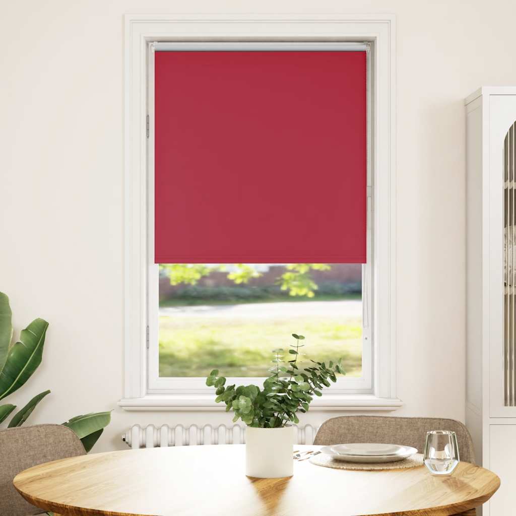 Roleta zaciemniająca Red 65x150 cm Szerokość tkaniny 60,7 cm vidaXL