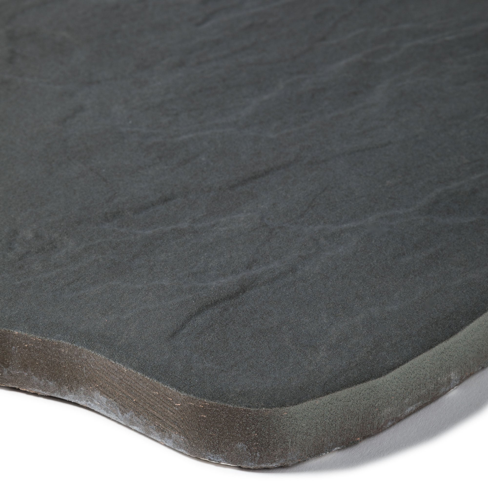 Pas japonais Grès Cérame effet Pierre Noire L.42 x l.36 x Ep.2 cm (Lot de 5) - RO'MA Nature - 3